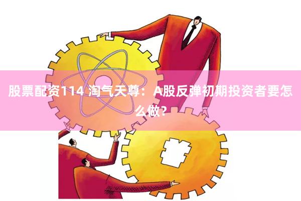 股票配资114 淘气天尊：A股反弹初期投资者要怎么做？