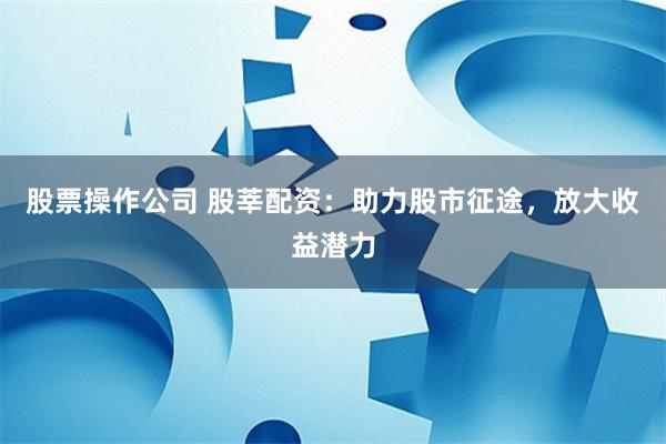 股票操作公司 股莘配资：助力股市征途，放大收益潜力